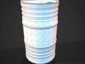 Barrels castrol pbr 3D 模型
