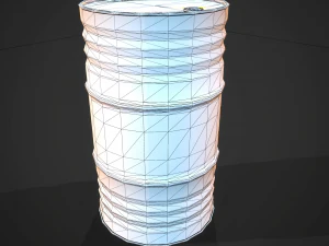 Barrels castrol pbr 3D Model
