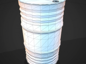 Barrels castrol pbr 3D 模型