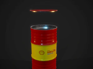 Barrels shell helix pbr 3D Model