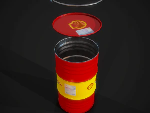 Barrels shell helix pbr 3D Model