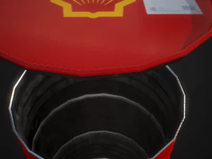 Barrels shell helix pbr 3D Model