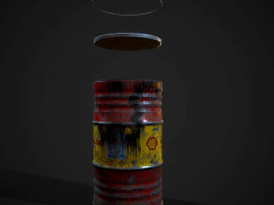 Barrels shell helix pbr 3D Model