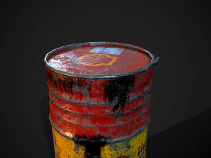 Barrels shell helix pbr 3D Model