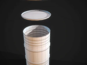 Barrels shell helix pbr 3D Model