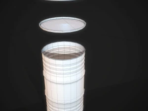Barrels shell helix pbr 3D Model