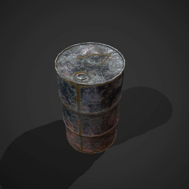 Barrels weld pbr Model 3D .c4d .max .obj .3ds .fbx .stl .blend