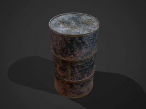 Barrels weld pbr Model 3D