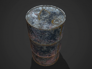 Barrels weld pbr Model 3D