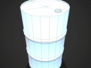 Barrels weld pbr Model 3D