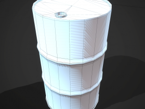 Barrels weld pbr Model 3D