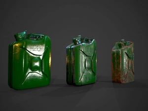 Jerrycan canister 3D Model
