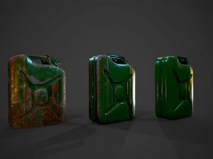 Jerrycan canister 3D Model