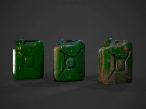 Jerrycan canister 3D Model