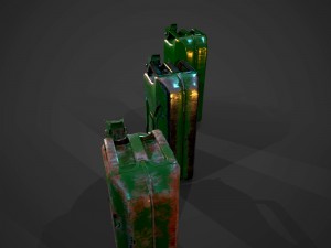 Jerrycan canister Model 3D