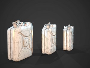 Jerrycan canister Model 3D