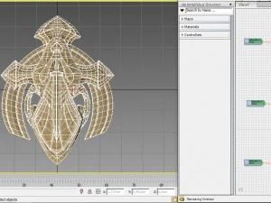 Est&aacute;tua de osso de m&aacute;rmore de bronze Modelo 3D