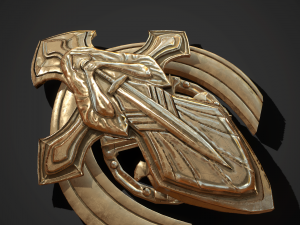 Statue bronze marble bone 3D Model