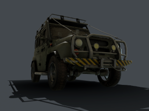 uaz hanter alpha version 3D Модель