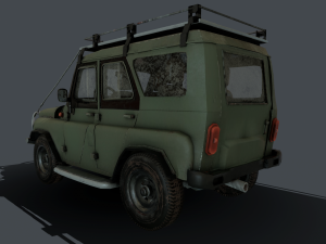 uaz hanter alpha version 3D Модель