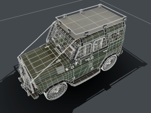 uaz hanter alpha version 3D Модель
