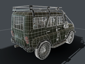 uaz hanter alpha version 3D Модель