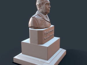 Sculpture of brezhnev 3D Принт Модель
