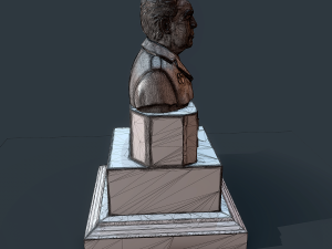 Sculpture of brezhnev 3D Принт Модель