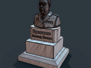 Sculpture of brezhnev 3D Принт Модель