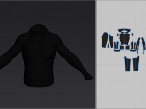 biker jacket Modèle 3D
