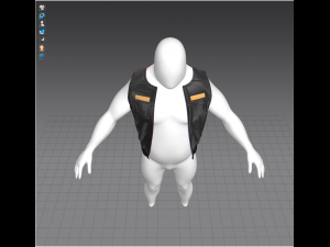 biker vest 3Dモデル