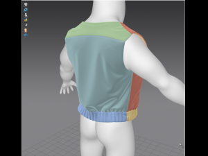 biker vest 3Dモデル
