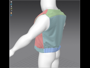 biker vest 3Dモデル