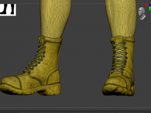 Lady biker 3Dモデル