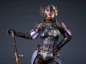 Adelaide Knight 3D Model