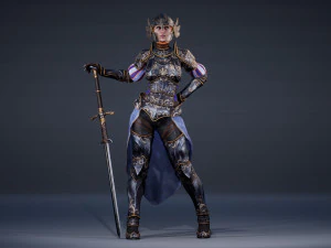 Adelaide Knight 3D Model
