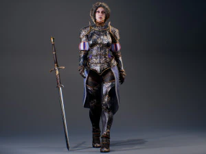 Adelaide Knight 3D Model