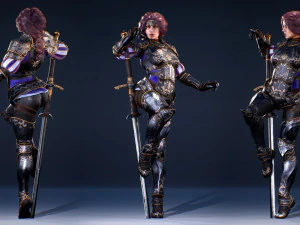 Adelaide Knight 3D Model