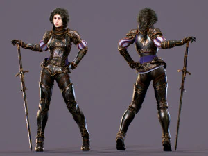 Adelaide Knight 3D Model