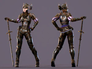 Adelaide Knight 3D Model