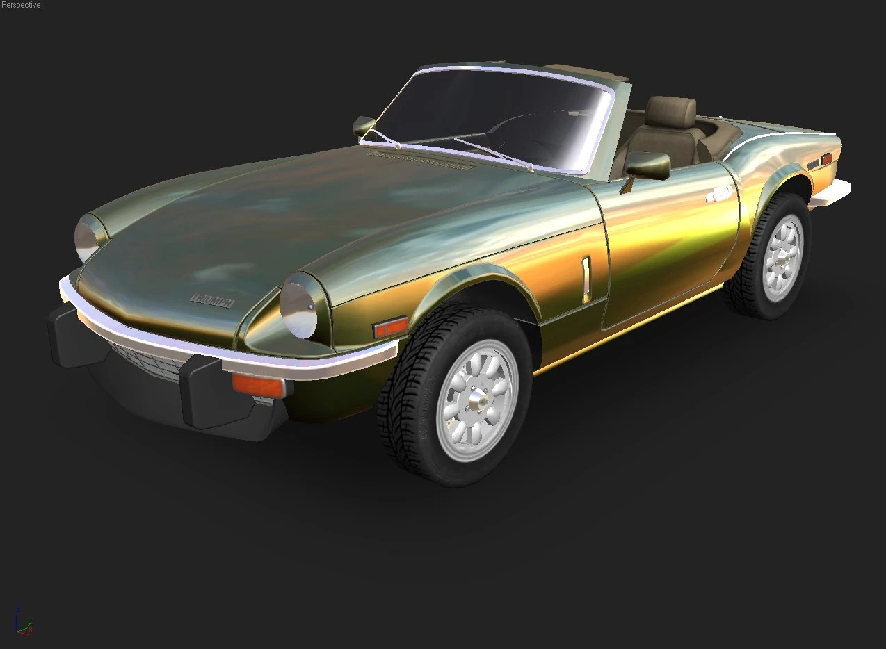 triumph spitfire mk4 3D Model .c4d .max .obj .3ds .fbx .stl .blend