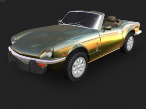 triumph spitfire mk4 Model 3D