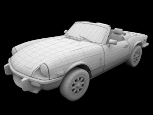 triumph spitfire mk4 3D Model