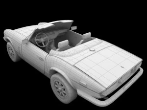 triumph spitfire mk4 3D Model
