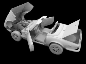 triumph spitfire mk4 3D Model