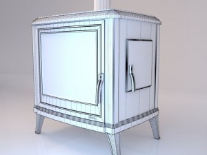 iron stove invicta sedan 15 3D Model