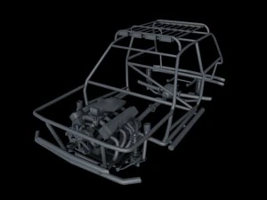 vaz 2121 niva 3D Model