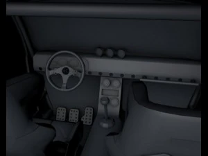 vaz 2121 niva 3D Model
