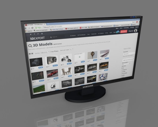 samsung Modèle 3D .c4d .max .obj .3ds .fbx .stl .blend 