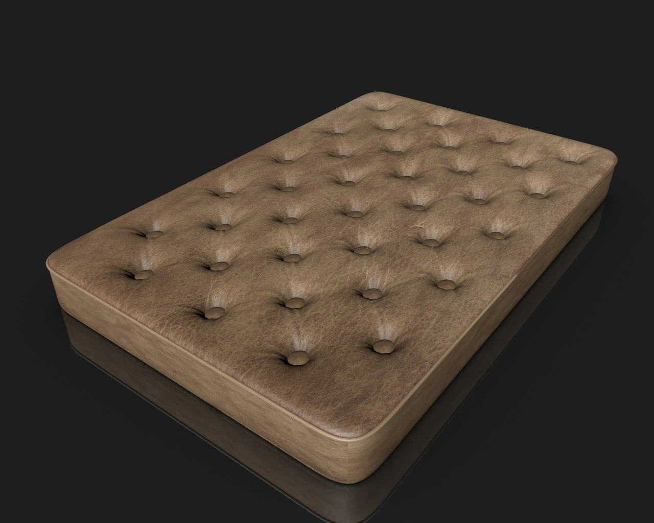 mattress 3D Model .c4d .max .obj .3ds .fbx .stl .blend 